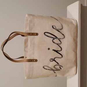 Mud Pie Bride Tote Bag